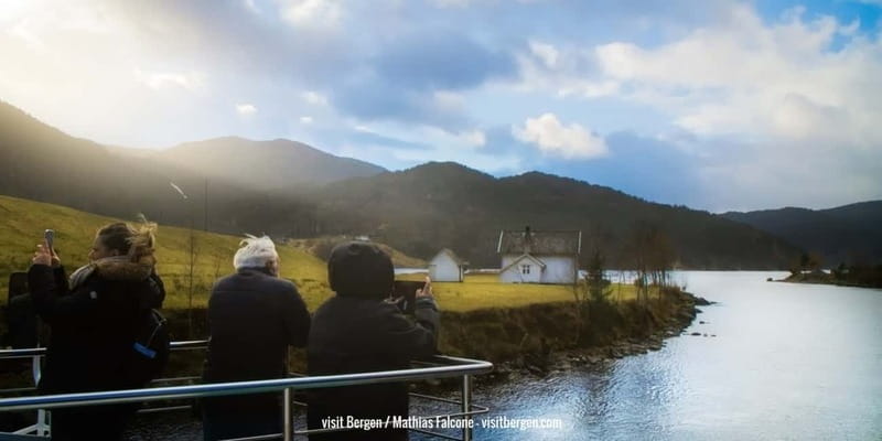 Bergen: Mostraumen Fjord & Waterfall Cruise - Inside the boat and out on deck