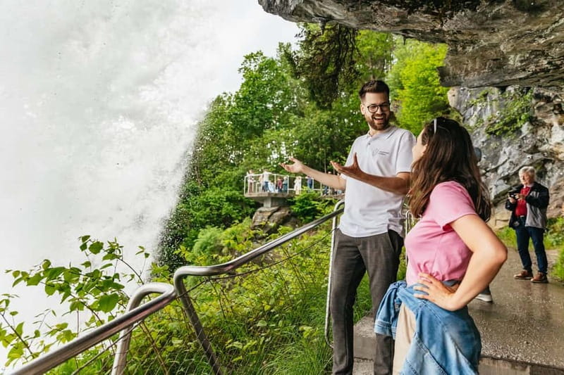 Bergen: Old Town and Waterfalls Guided Tour with Waffles - Fossen Bratte gives you an early waterfall stop