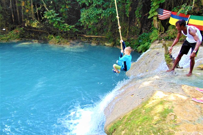 Blue Hole, Secret Falls, and Dunn's River Falls Combo Day-Trip - Lunch in Jamaica, with expectations set correctly