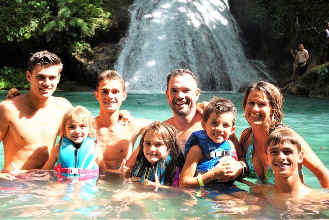 Blue Hole, Secret Falls, and Dunn's River Falls Combo Day-Trip - Dunn’s River Falls: a guided climb on slippery rock