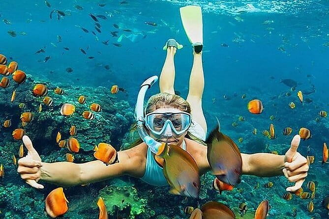 Blue Lagoon Snorkeling with Lunch and Waterfall in Ubud - Tegenungan Waterfall adds an inland change of pace
