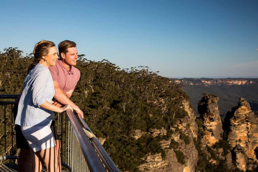 Blue Mountains Sunset Waterfalls Wildlife Tour From Sydney - Lincoln’s Rock delivers the sunset