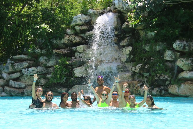Buggy Ride, Cenote and Waterfall Pool at Bavaro Adventure Park - A waterfall pool to finish the active portion