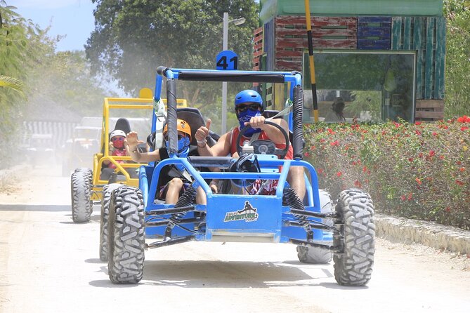 Buggy Ride, Cenote and Waterfall Pool at Bavaro Adventure Park - The abandoned mine track adds a real sense of place