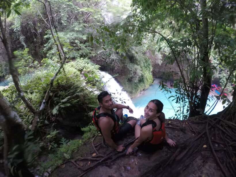 Cebu City: Whale Shark Swimming & Kawasan Falls Canyoneering - The optional zipline can save a steep walk