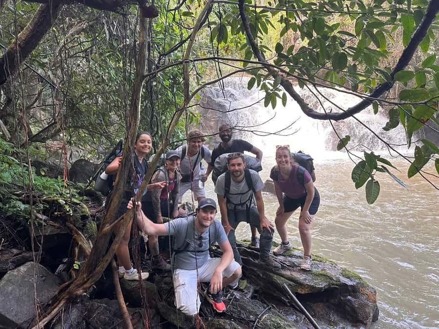 Chiang Mai: 2-Days Jungle Trek, Waterfalls and Karen Village - Farmland, forest, and the first waterfall