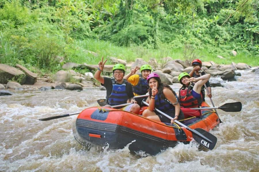Chiang Mai: ATV, White Water Raft, & Sticky Waterfall Tour - Sticky Waterfall gives the morning a playful start