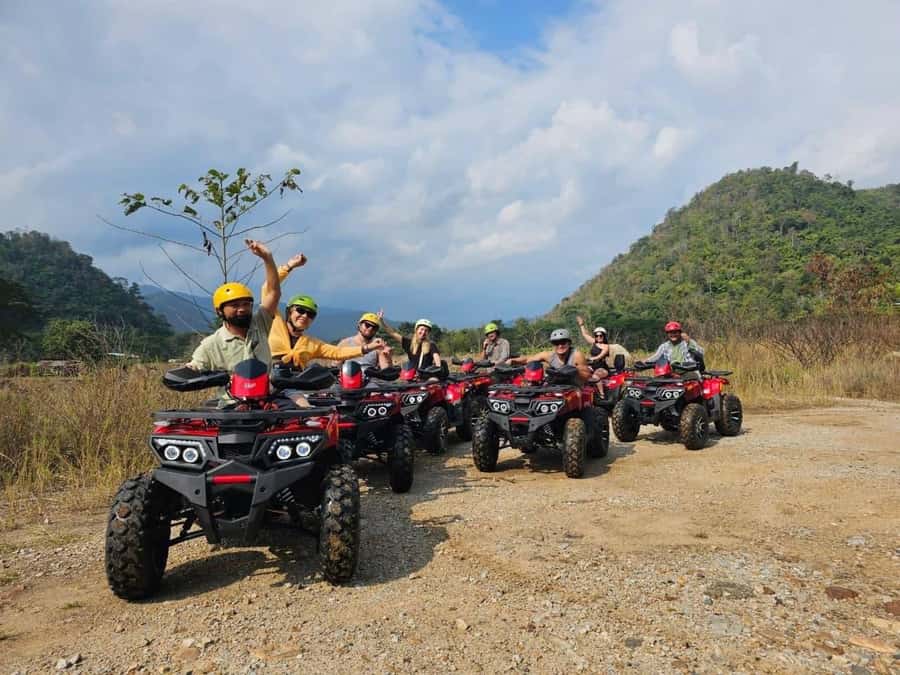 Chiang Mai: ATV, White Water Raft, & Sticky Waterfall Tour - Maetang River rafting, with water levels in mind
