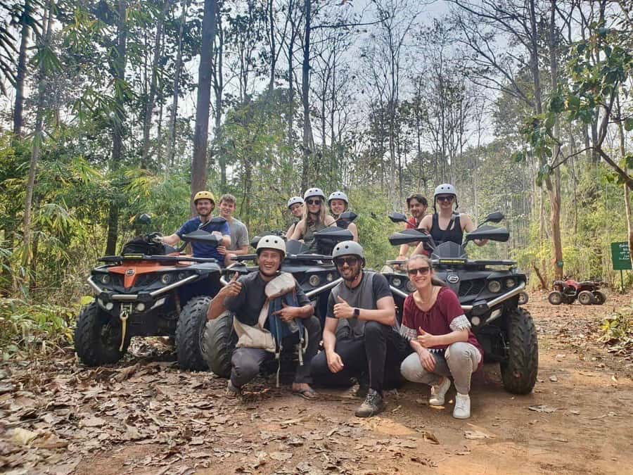 Chiang Mai: ATV, White Water Raft, & Sticky Waterfall Tour - Guides, photos, and the human side of the day