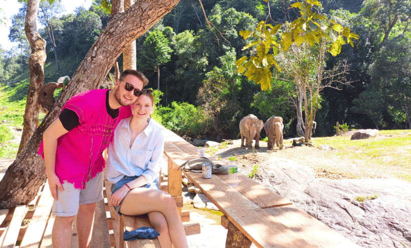 Chiang Mai: Ethical Half Day Elephant Sanctuary & Waterfall - A waterfall break, with no elephant bathing