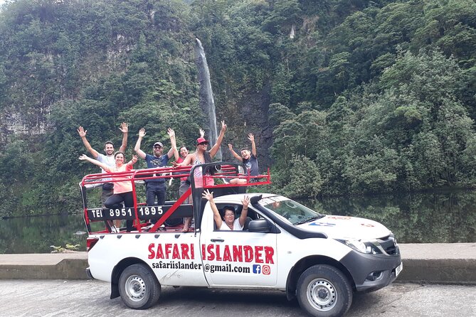 Crossing Island of Tahiti 4x4 Mountain, Waterfall, River, Basins - Waterfalls, basins, and river fords