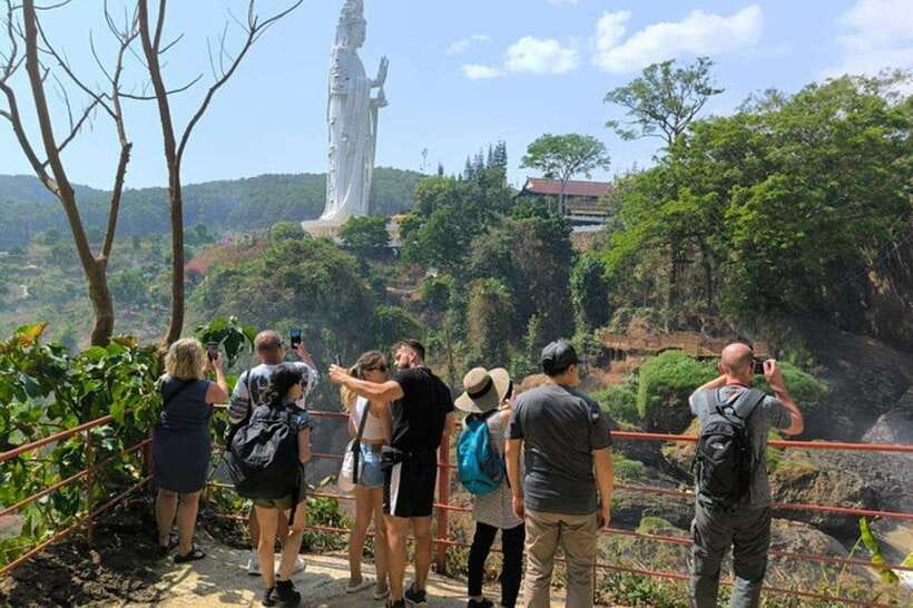 Dalat: 3 Waterfalls Day Tour — Datanla, Pongour & Elephant - Cuong Hoan Silk shows an old production method