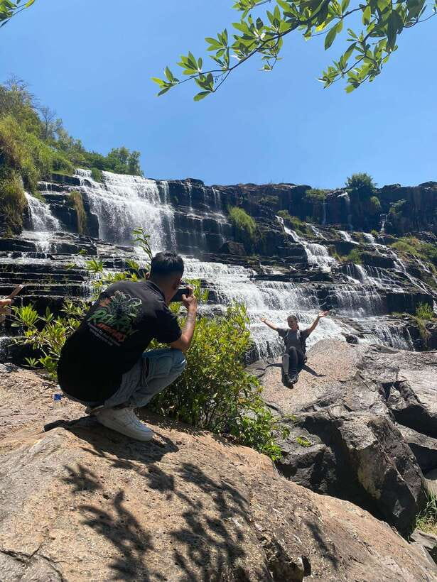 Dalat: Three Waterfalls Small Group Tour - Alpine Coaster - Linh An Pagoda adds scale and quiet