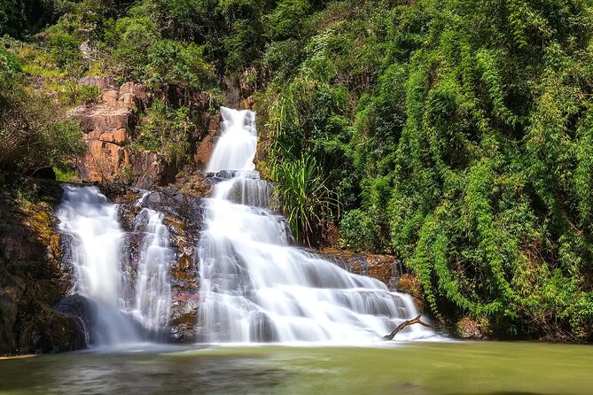 Dalat Top Tourists Sights - Waterfall & Go kart-Mario Kart - Datanla Waterfall and the alpine coaster