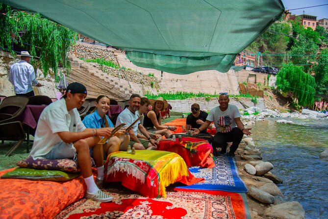 Day trip - Atlas Mountains Ourika Valley Waterfall From Marrakech - Lunch by the Ourika River
