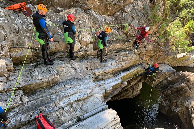 Discover Canyoning at Bruar Falls - A good choice for families and first-timers