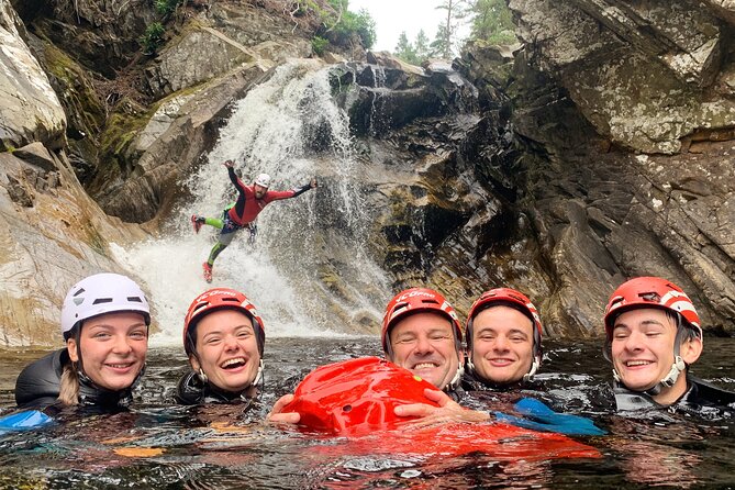 Discover Canyoning at Bruar Falls - Getting kitted out with The Canyoning Company