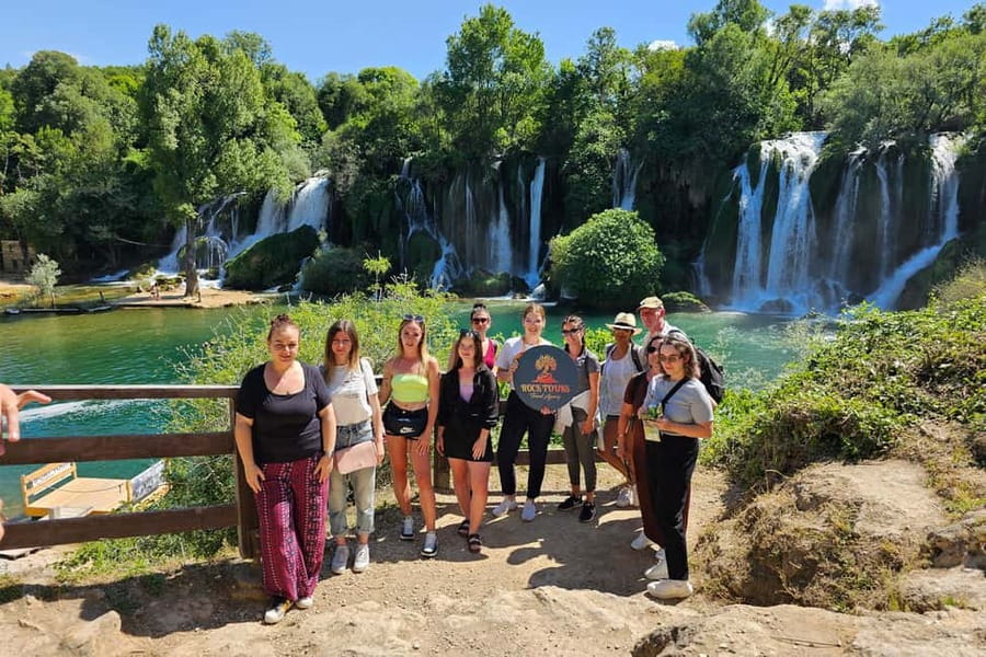 Dubrovnik: Mostar & Kravica Waterfalls Day Trip - Meeting Mostar at the Old Bridge