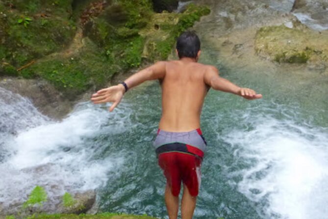 Dunn's River Falls, Blue Hole, Bamboo Rafting, Horseback Combo - Blue Hole for cliff jumps and rope swings