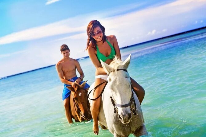 Dunn's River Falls, Blue Hole, Bamboo Rafting, Horseback Combo - A slower hour on the White River