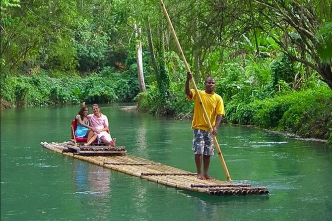 Dunn's River Falls, Blue Hole, Bamboo Rafting, Horseback Combo - Jamaican lunch in Ocho Rios