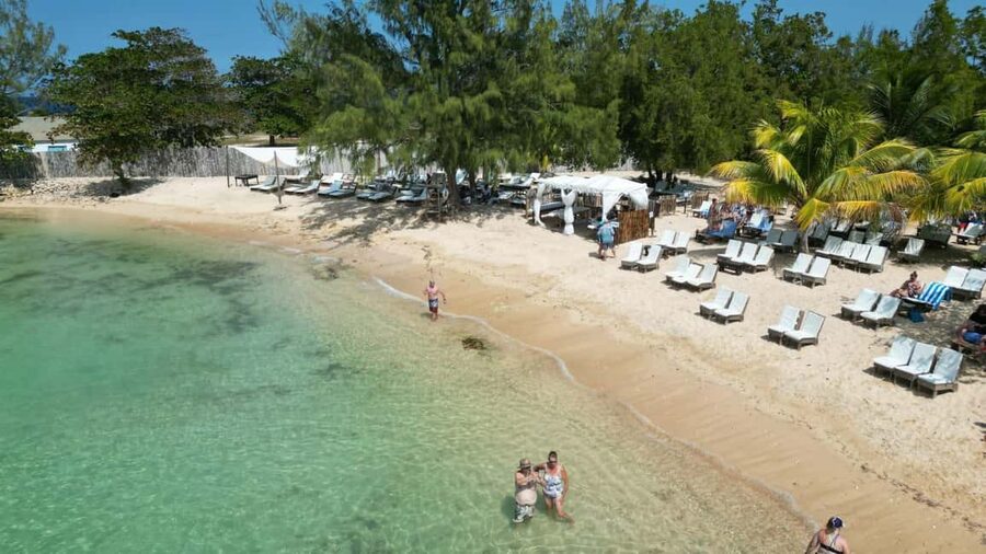 Falmouth: Bamboo Beach Club & Dunn's River Falls - Who will enjoy this outing most?