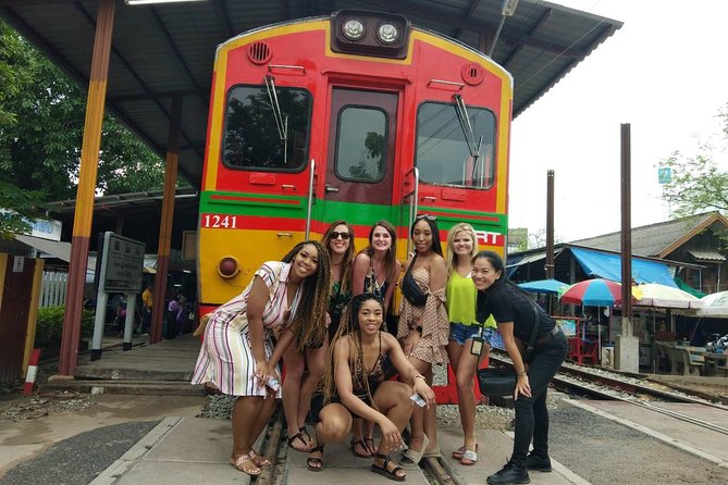 Floating and Railway Market (Optional Waterfall): Private Tour - The optional Erawan Falls extension