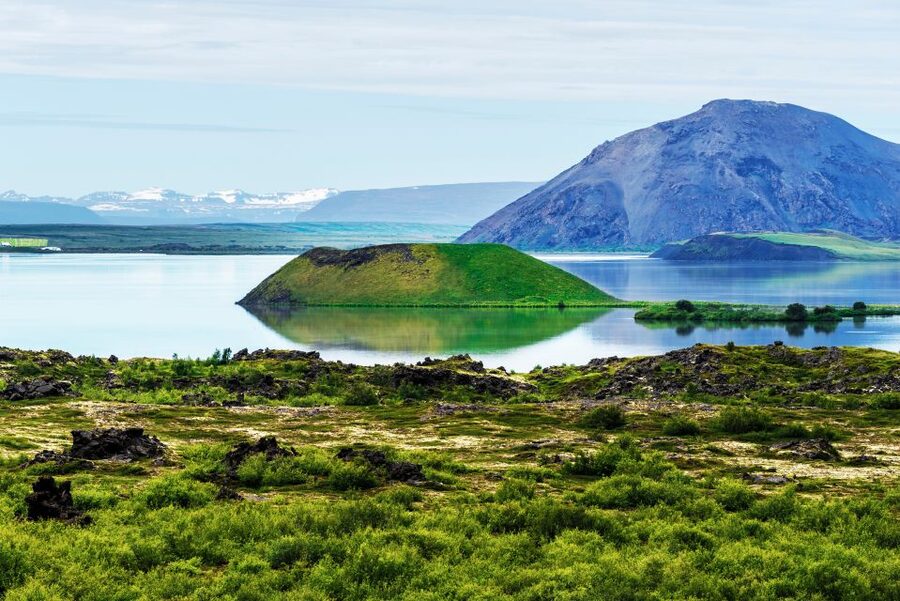 From Akureyri: Myvatn Lake, Craters, & Waterfall Tour - Goðafoss, where water meets Icelandic history