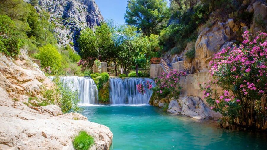 From Alicante/Benidorm: Guadalest & Algar Waterfalls Tour - Algar Waterfalls: a natural swimming stop