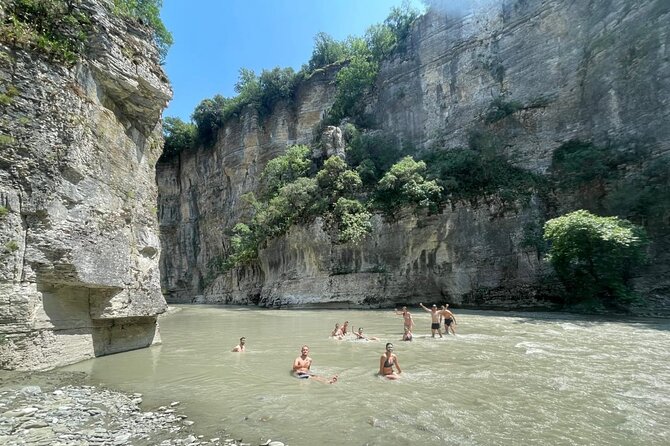 From Berat exploring Bogova waterfall & Osumi canyon - Bogova Waterfall and the cold-water stop