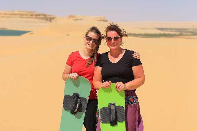 From Cairo 4x4 Safari, Camel Ride, Magic Lake, Waterfalls & Lunch - Magic Lake and the Bedouin camp