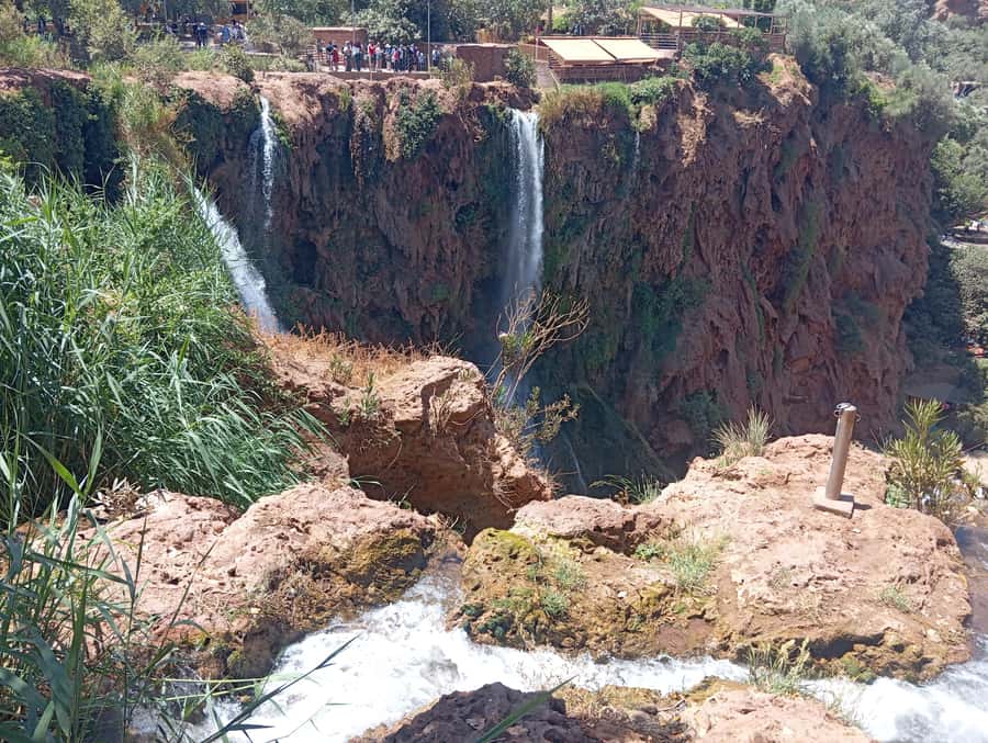 From Marrakech: Day Tour to Ouzoud Waterfalls - The optional boat ride at the foot of the falls