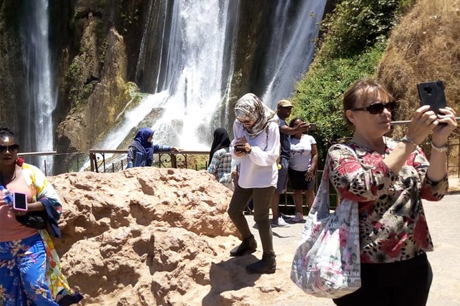 From Marrakech: Full-Day Tour to Ouzoud Waterfalls with Boat Trip - The steep walk to the basin