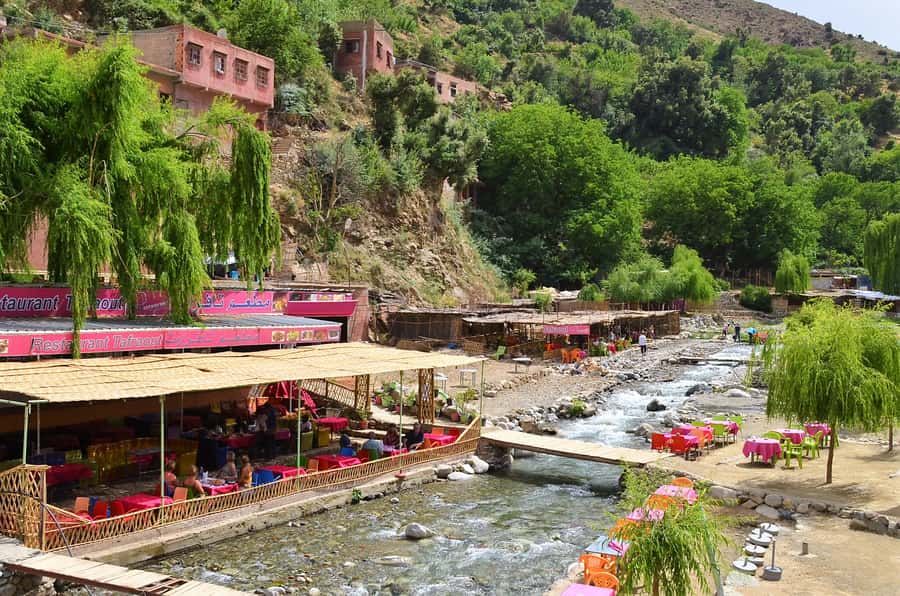 From Marrakech: Ourika Valley & Atlas Mountains Waterfalls - The drive south and the first mountain views