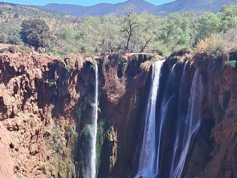 From Marrakech:Ouzoud Waterfalls Day Trip with Boat Tour - Walking the valley and meeting the monkeys