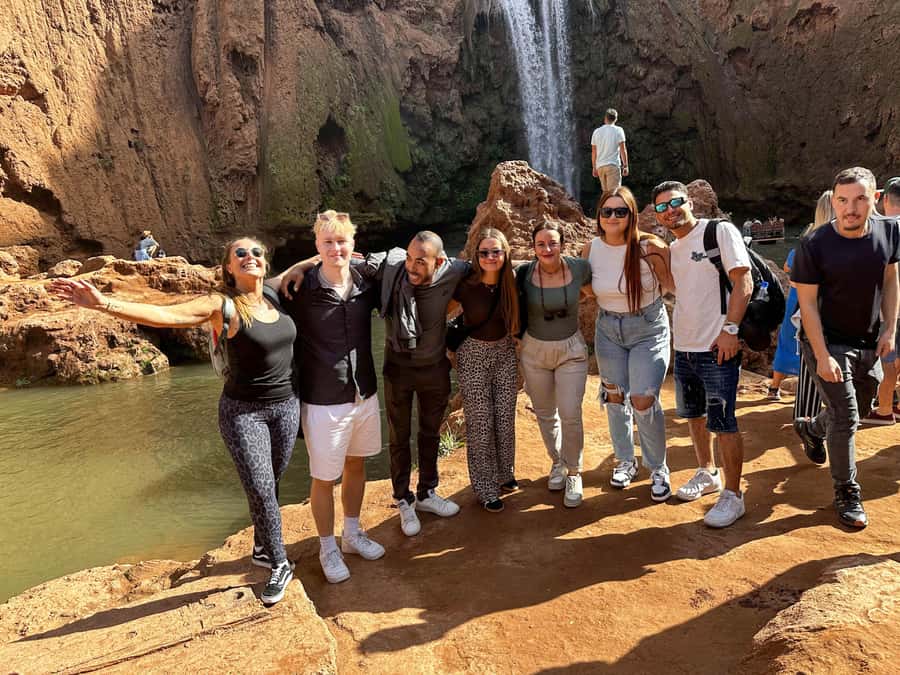From Marrakech: Ouzoud Waterfalls Guided Trip with Boat Ride - From Marrakech to the red cliffs of Ouzoud