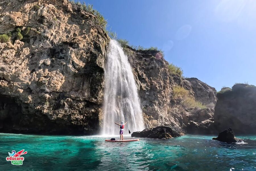 From Nerja: Guided Paddle Surf Cliffs and Maro Waterfall - Starting at Burriana Beach