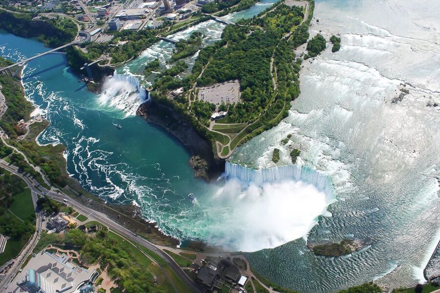 From NYC: Niagara Falls Full-Day Tour with Maid of the Mist - First views of American Falls and Bridal Veil Falls