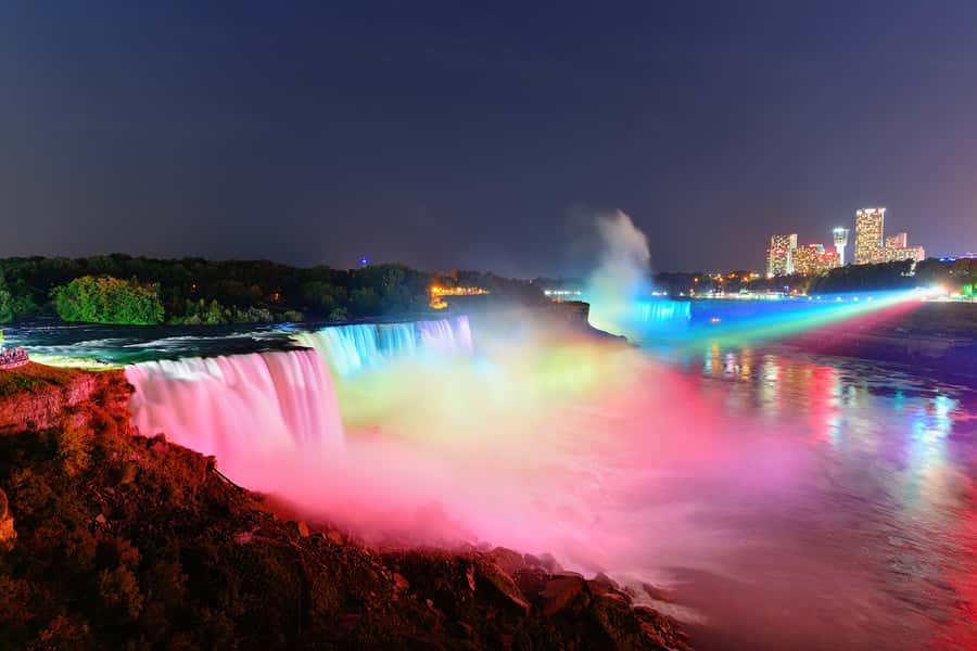 From NYC: Niagara Falls with Outlet Shopping, 2-Day Tour - Maid of the Mist from May through October