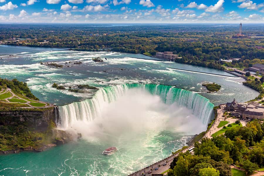 From NYC: Niagara Falls with Outlet Shopping, 2-Day Tour - Winter’s Cave of the Winds and Power Vista
