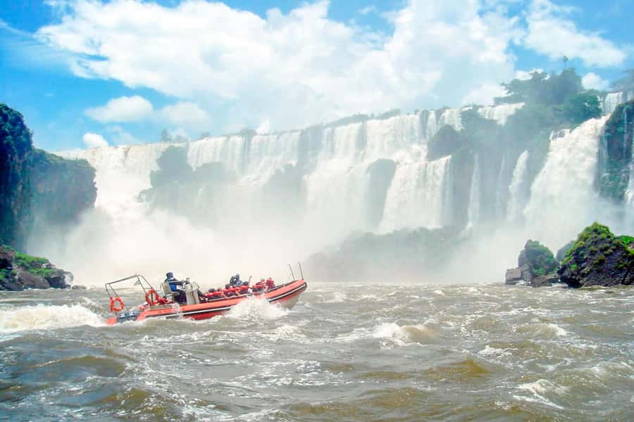 From Puerto Iguazu: Argentinian Iguazu Falls with Boat Ride - A full day at Iguazu, with the falls doing the hard work