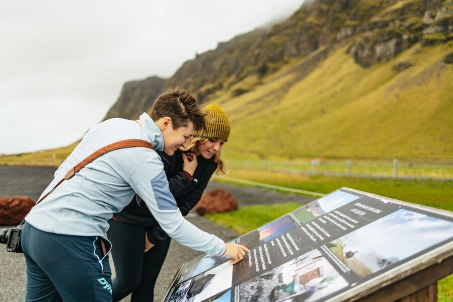 From Reykjavík: Waterfalls, Black Beach & Glacier Day Trip - Skógafoss, the great waterfall finale