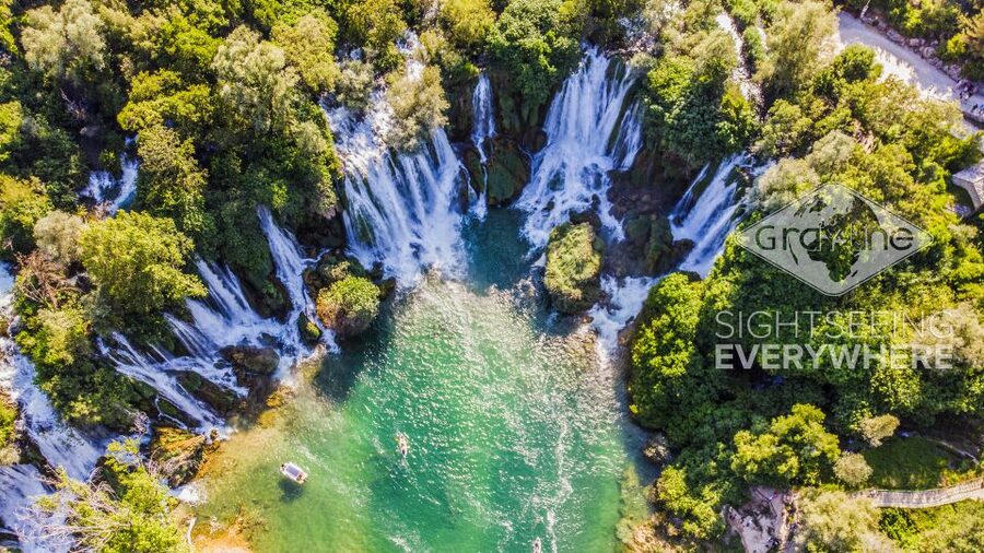 From Split and Trogir: Mostar Tour with Kravica Waterfalls - Kravica Waterfall: a refreshing finish