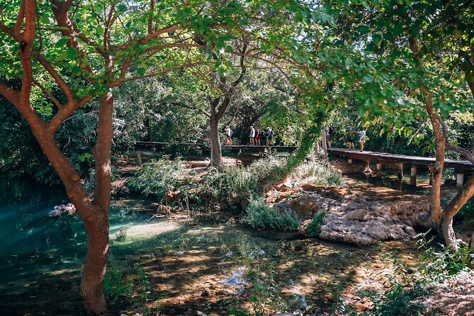 From Split: Krka Waterfalls, Food & Wine Tasting Tour - The boat cruise from the falls to Skradin