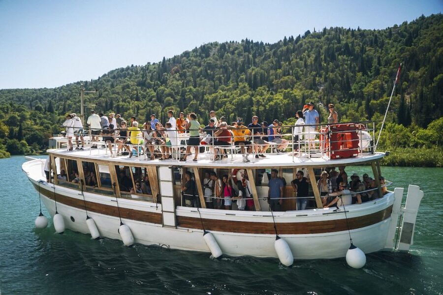 From Split: Krka Waterfalls Tour with Boat Cruise & Swimming - Jaruga hydroelectric plant and the industrial story