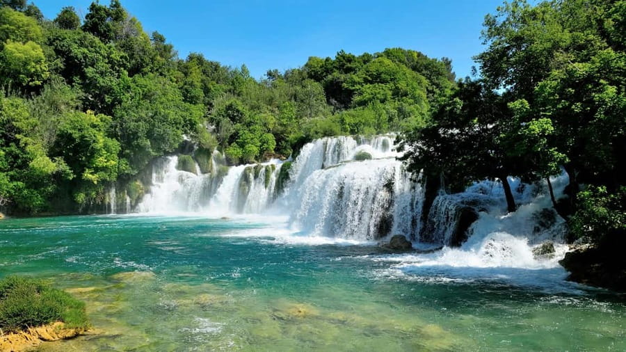 From Split: Krka Waterfalls Tour with Boat Ride & Swimming - The 30-minute boat ride to Skradin