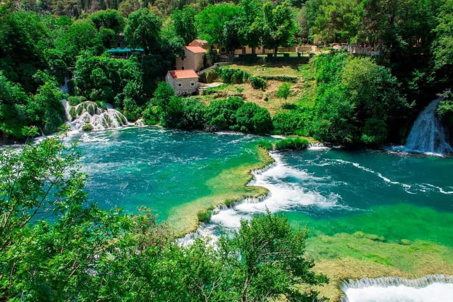From Split: Krka Waterfalls Tour with Boat Ride & Swimming - How the $31 price works in practice