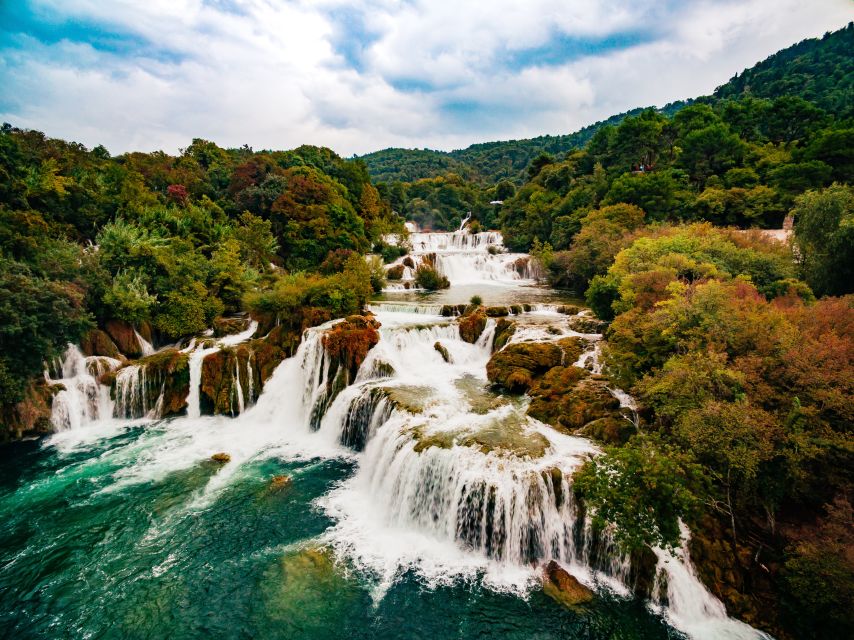 From Split & Trogir: Krka Waterfalls Day Tour with Boat Ride - The coach ride through Dalmatia