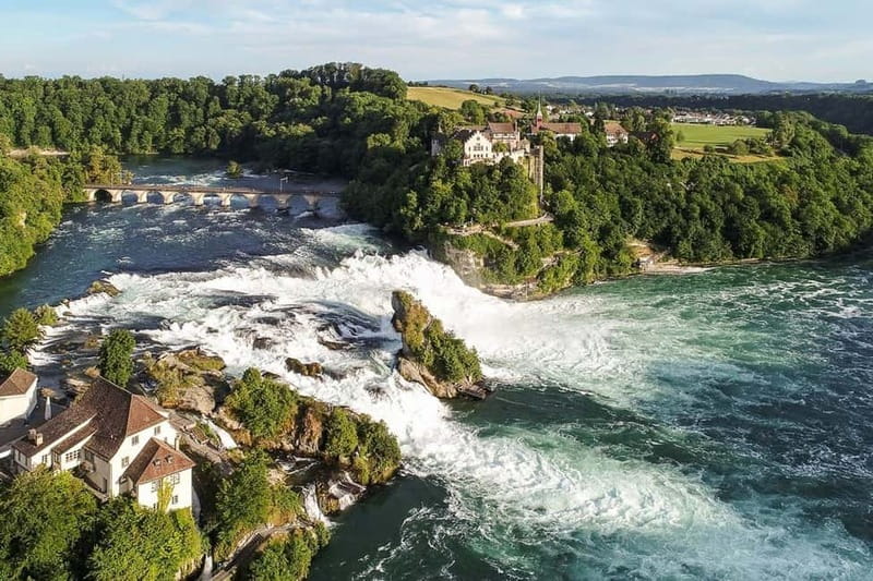 From Zurich: Stein am Rhein and Rhine Falls - Feeling the force of Rhine Falls at Schloss Laufen