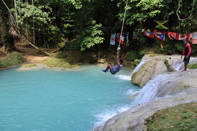 Full-Day Tour of Blue Hole and Dunn's River Falls, Including Fees - Dunn’s River Falls: Jamaica’s famous climb